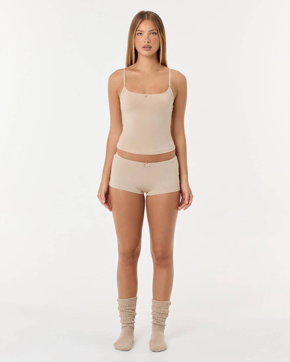 Picot Sleep Short | Teddy - Image 2