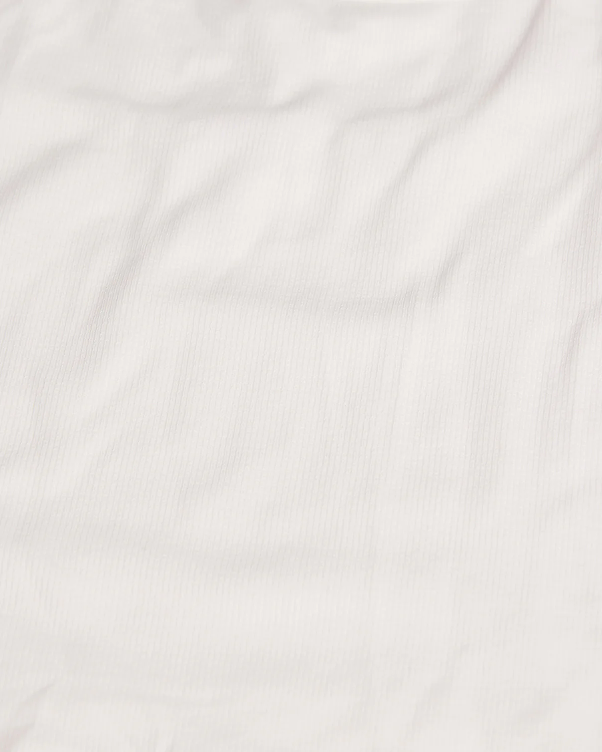 Rib Cropped Tank | White - Image 5