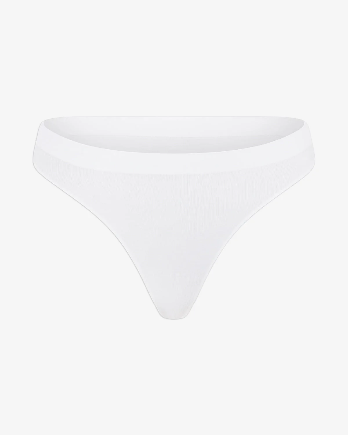 Seamless Bamboo Thong | White - Image 4