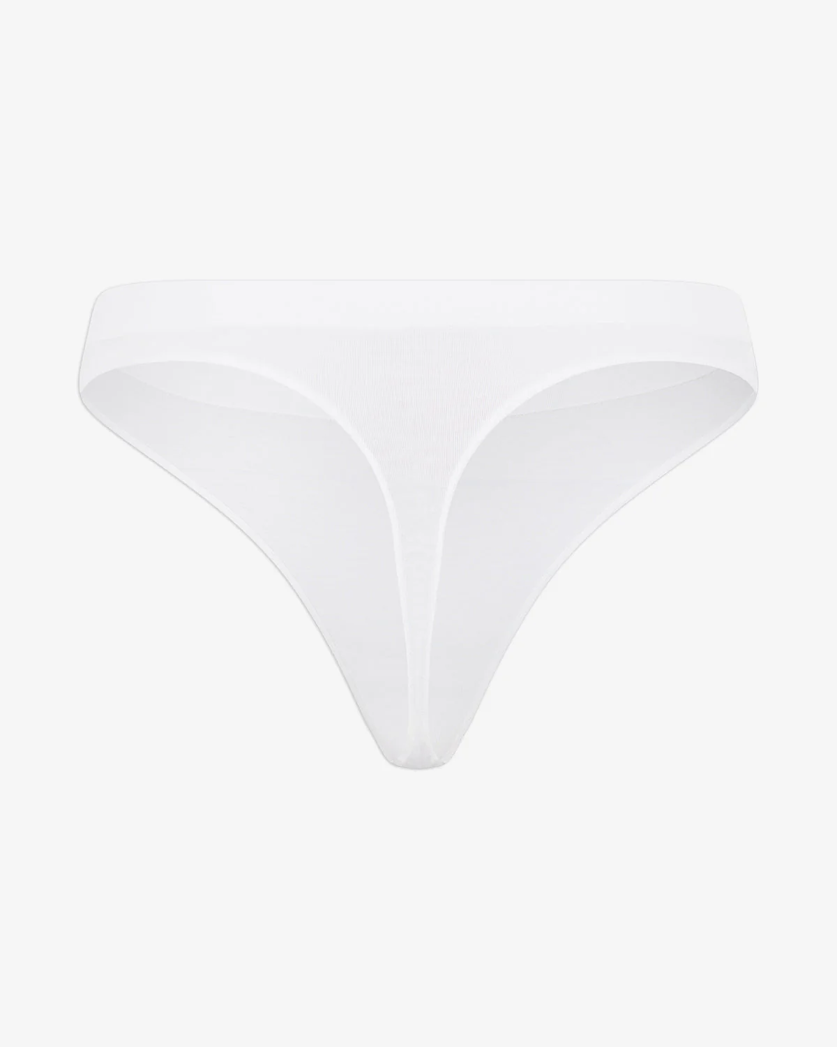 Seamless Bamboo Thong | White - Image 5