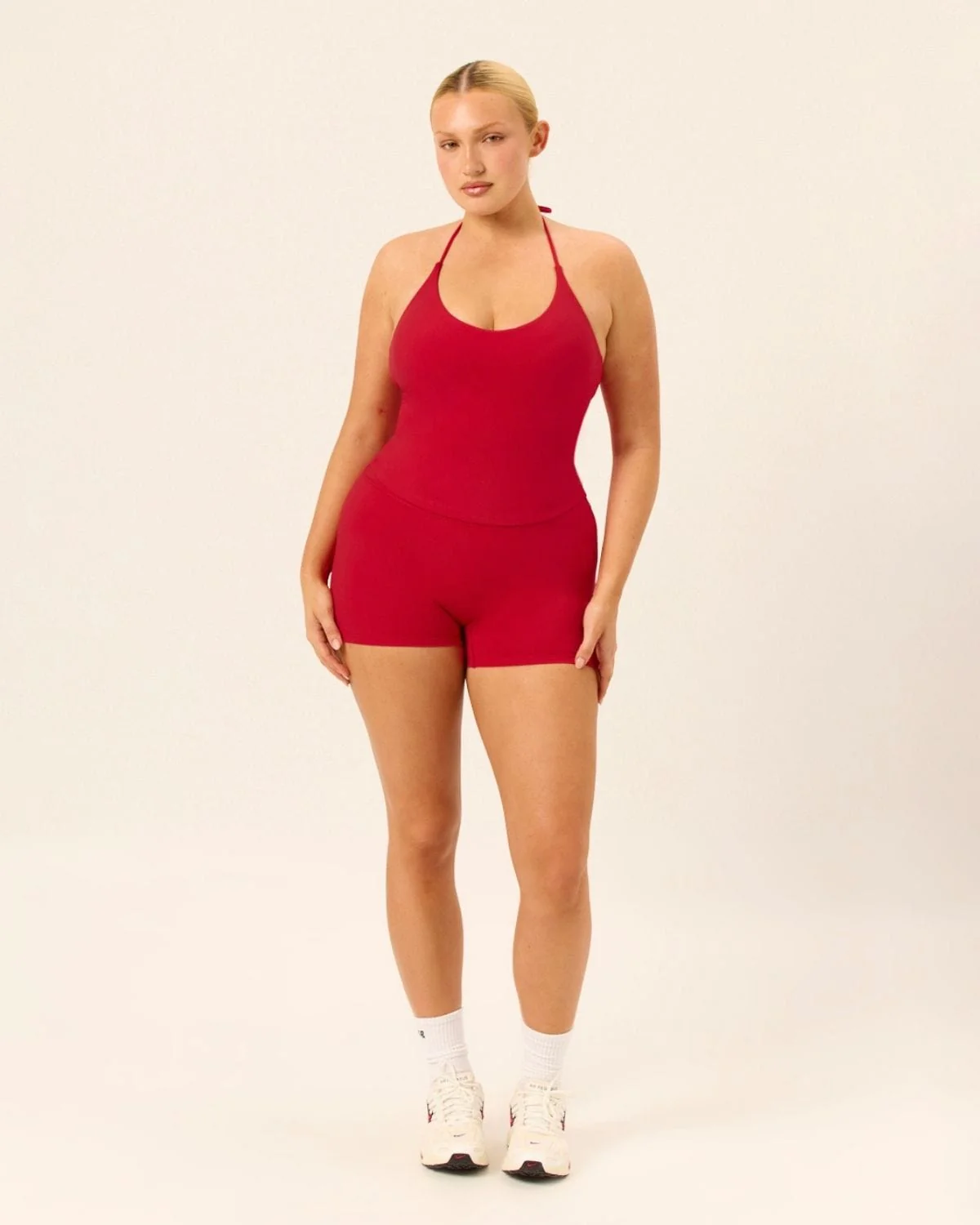 Serenity Scrunch Shorts 4" | Chilli - Image 4