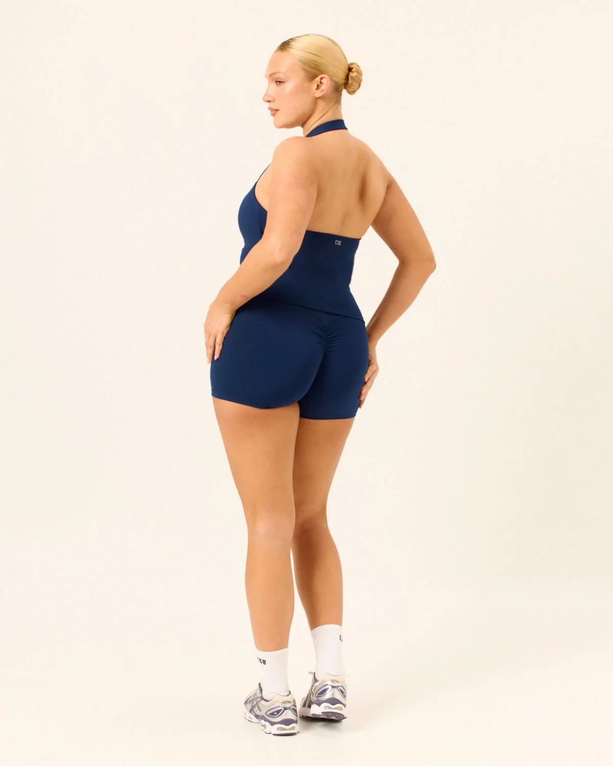 Serenity Scrunch Shorts 4" | Navy - Image 5