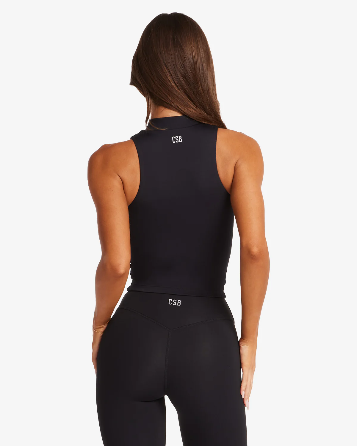 Serenity Active Zip Tank | Black - Image 11