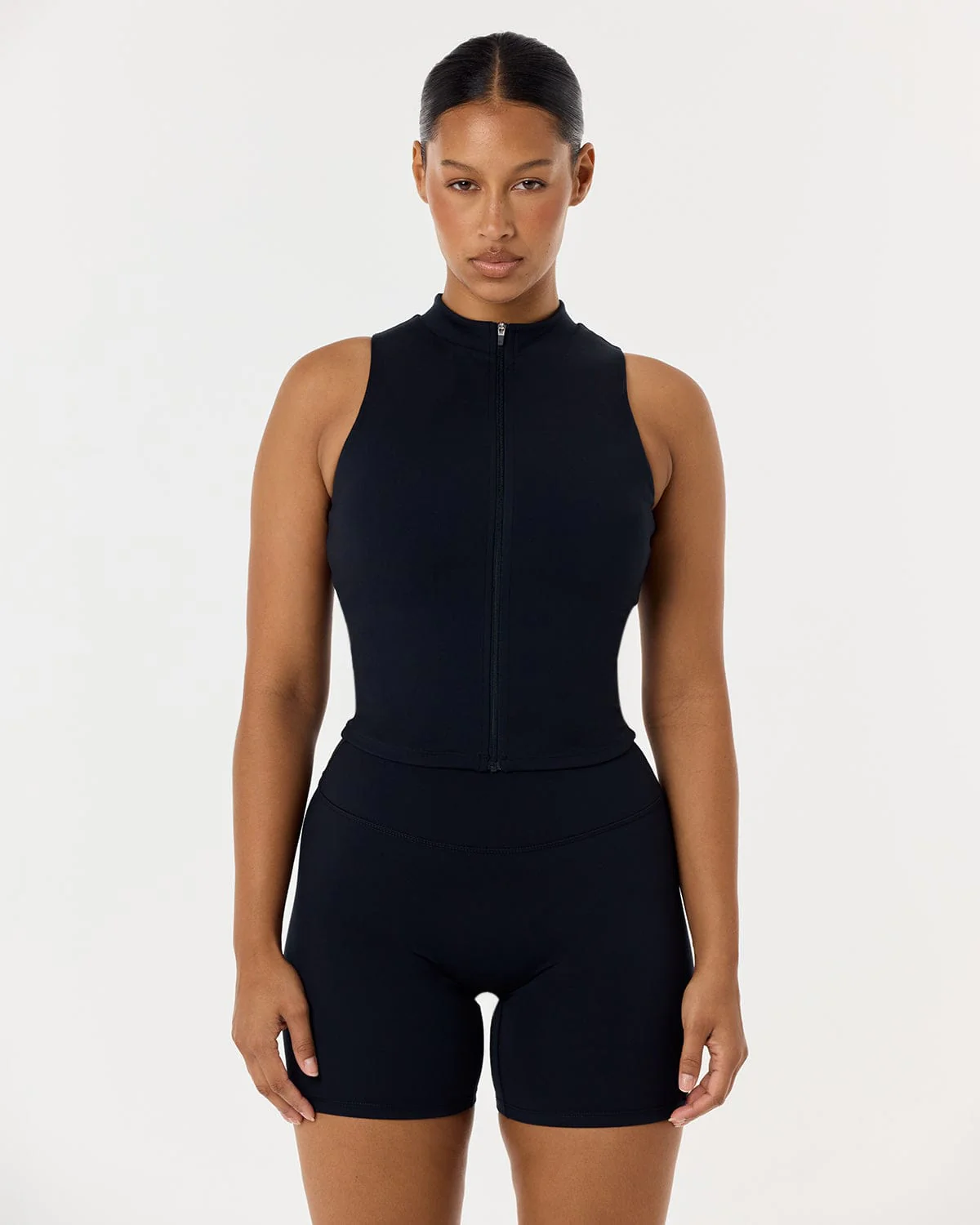 Serenity Active Zip Tank | Black - Image 5