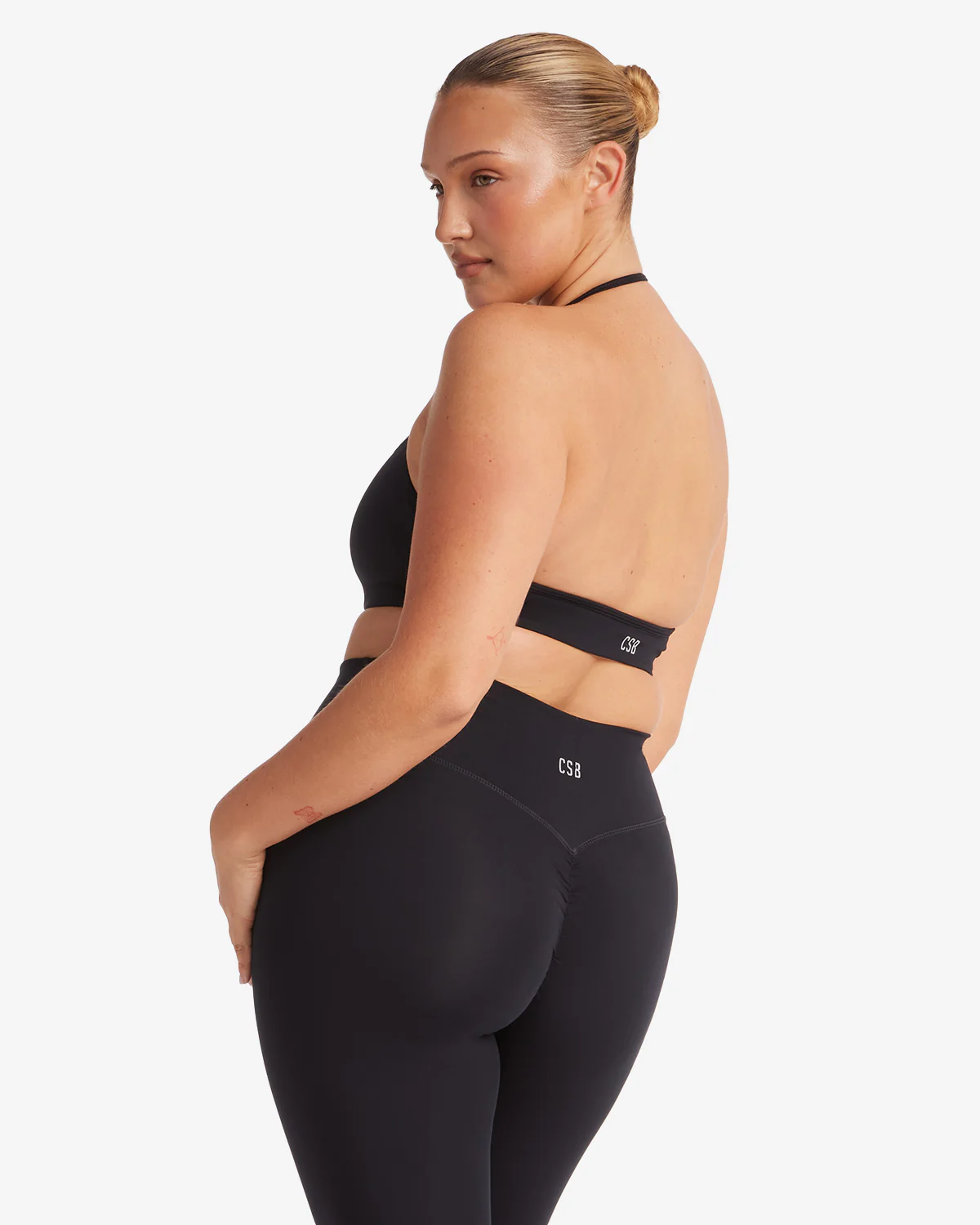 Serenity Contour Halter Crop | Black - Image 8