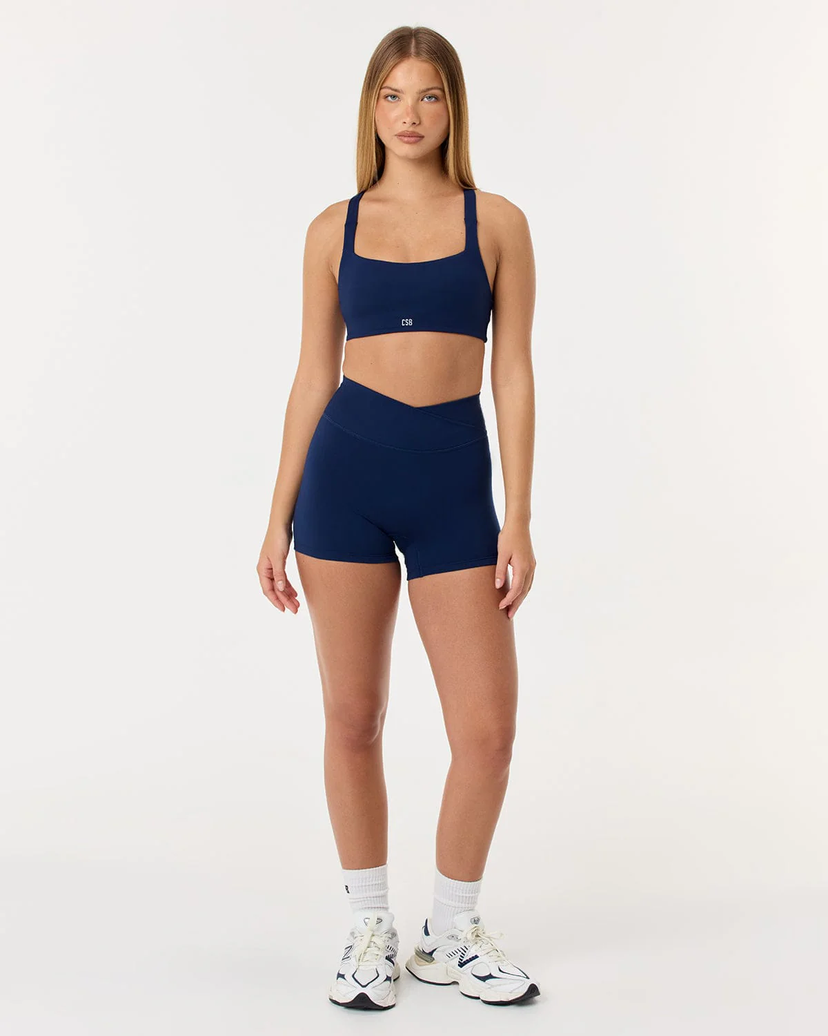 Serenity Crossover Shorts 4" | Navy - Image 4