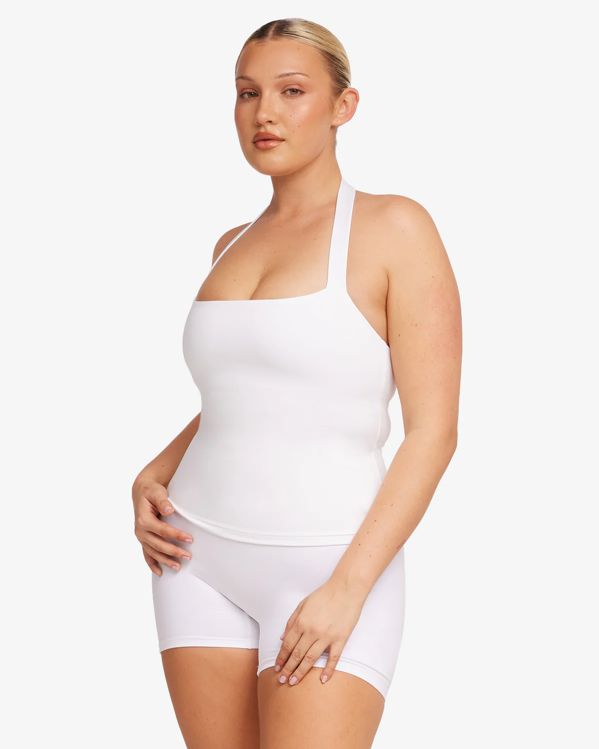 Serenity Halle Halter Tank | White - Image 7