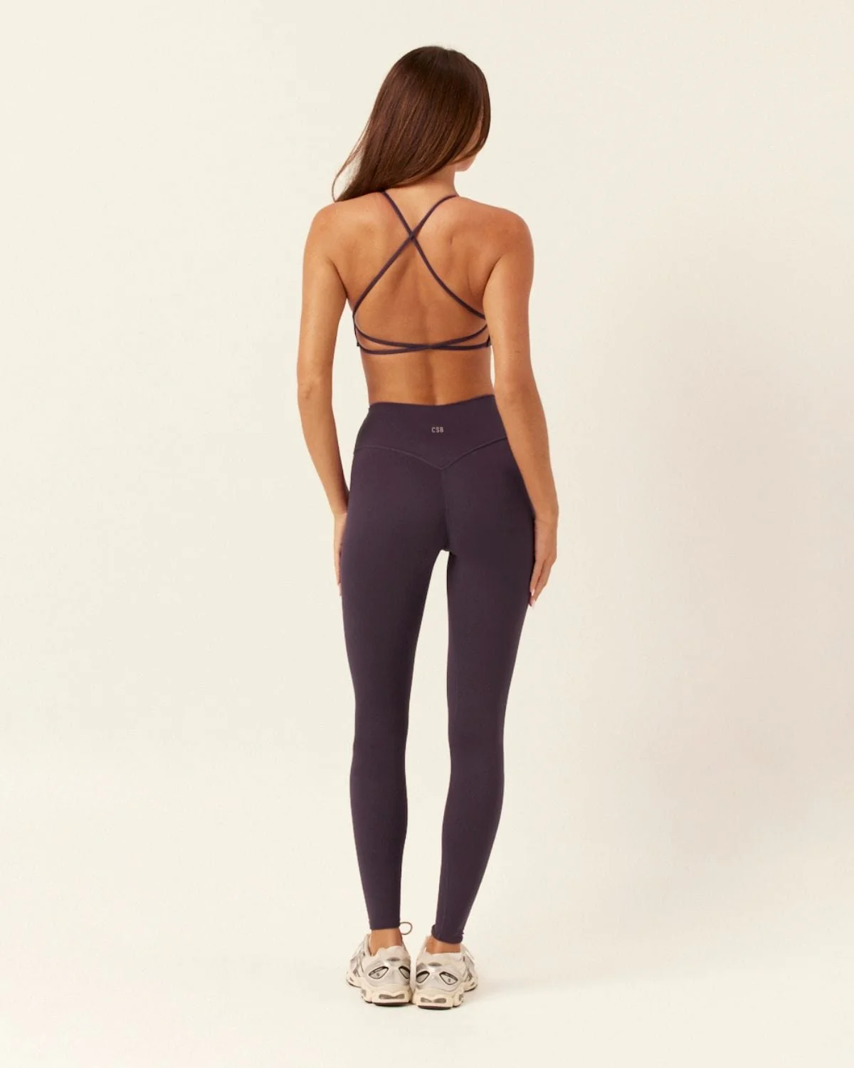 Serenity Invisible Scrunch Leggings | Plum - Image 3