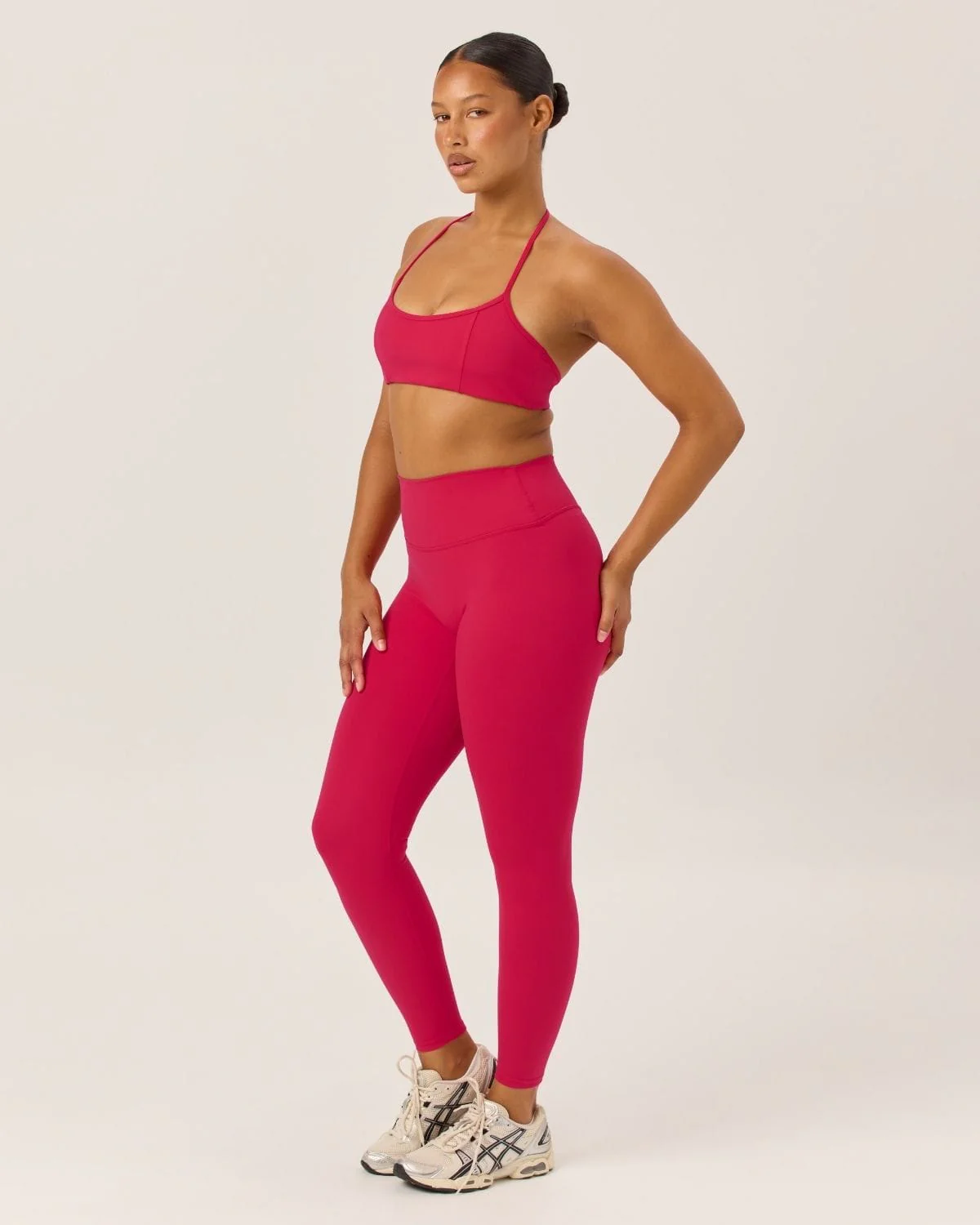 Serenity Invisible Scrunch Leggings | Strawberry - Image 3