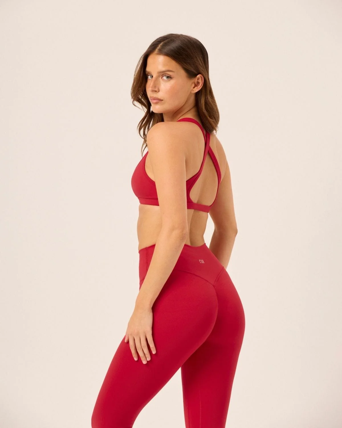 Serenity Paige Clasp Crop | Chilli - Image 3