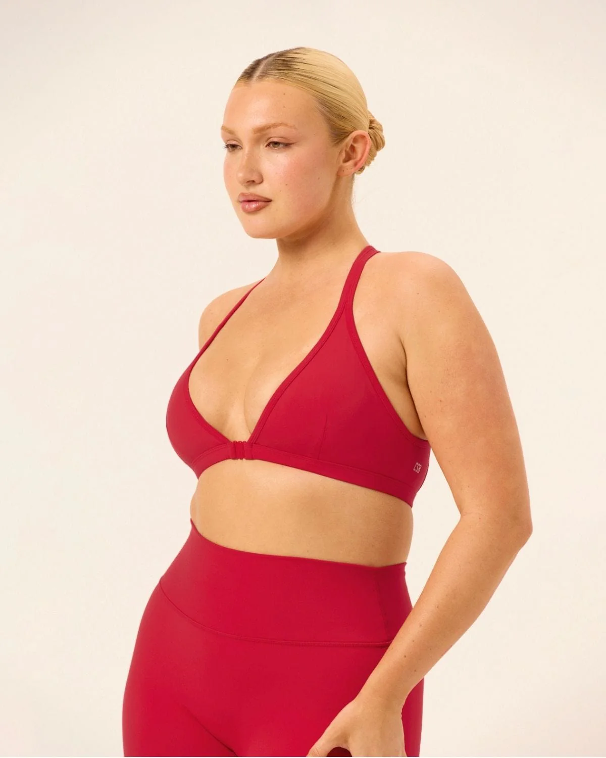 Serenity Paige Clasp Crop | Chilli - Image 5