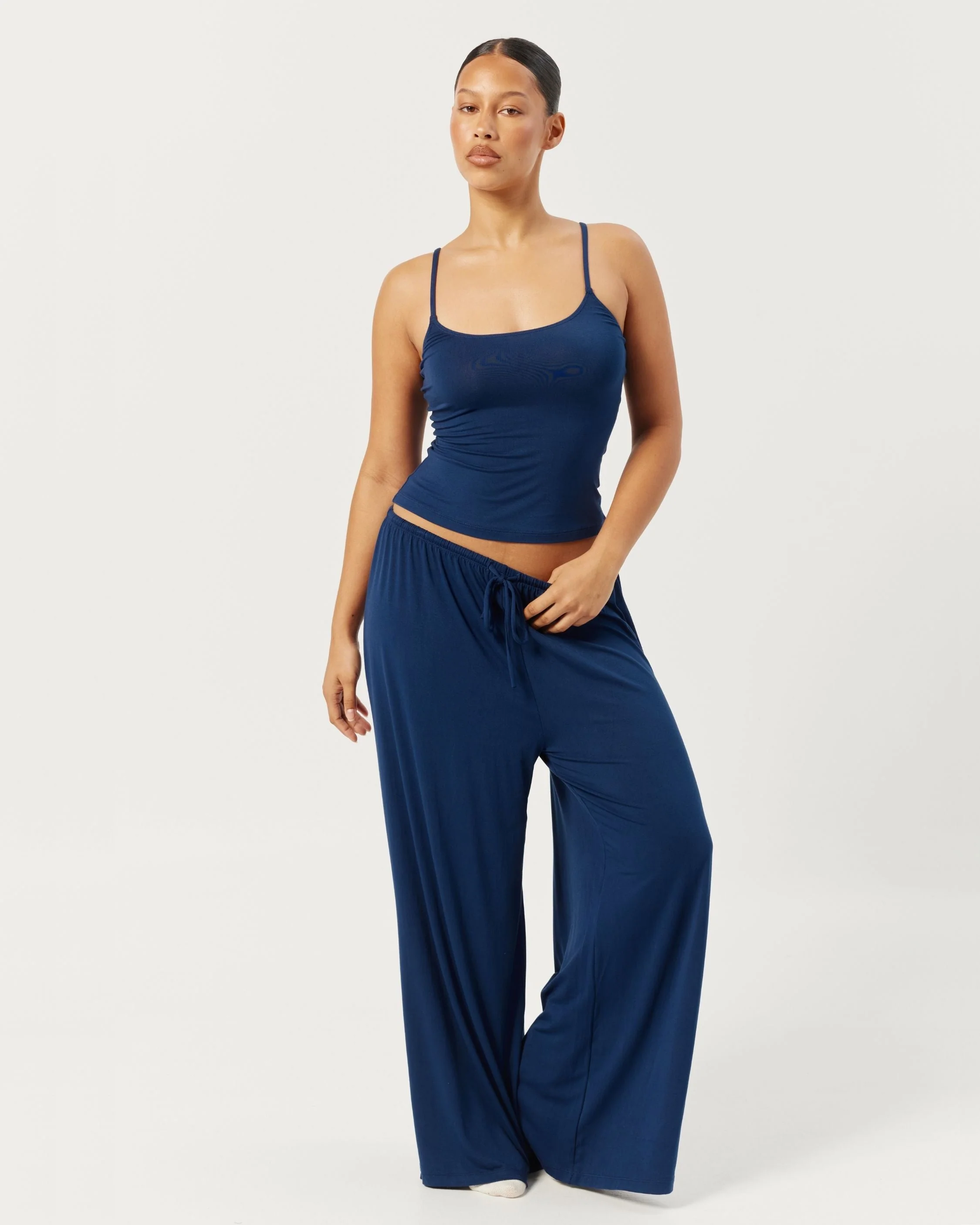 Sleep Cami Tank | Navy - Image 4