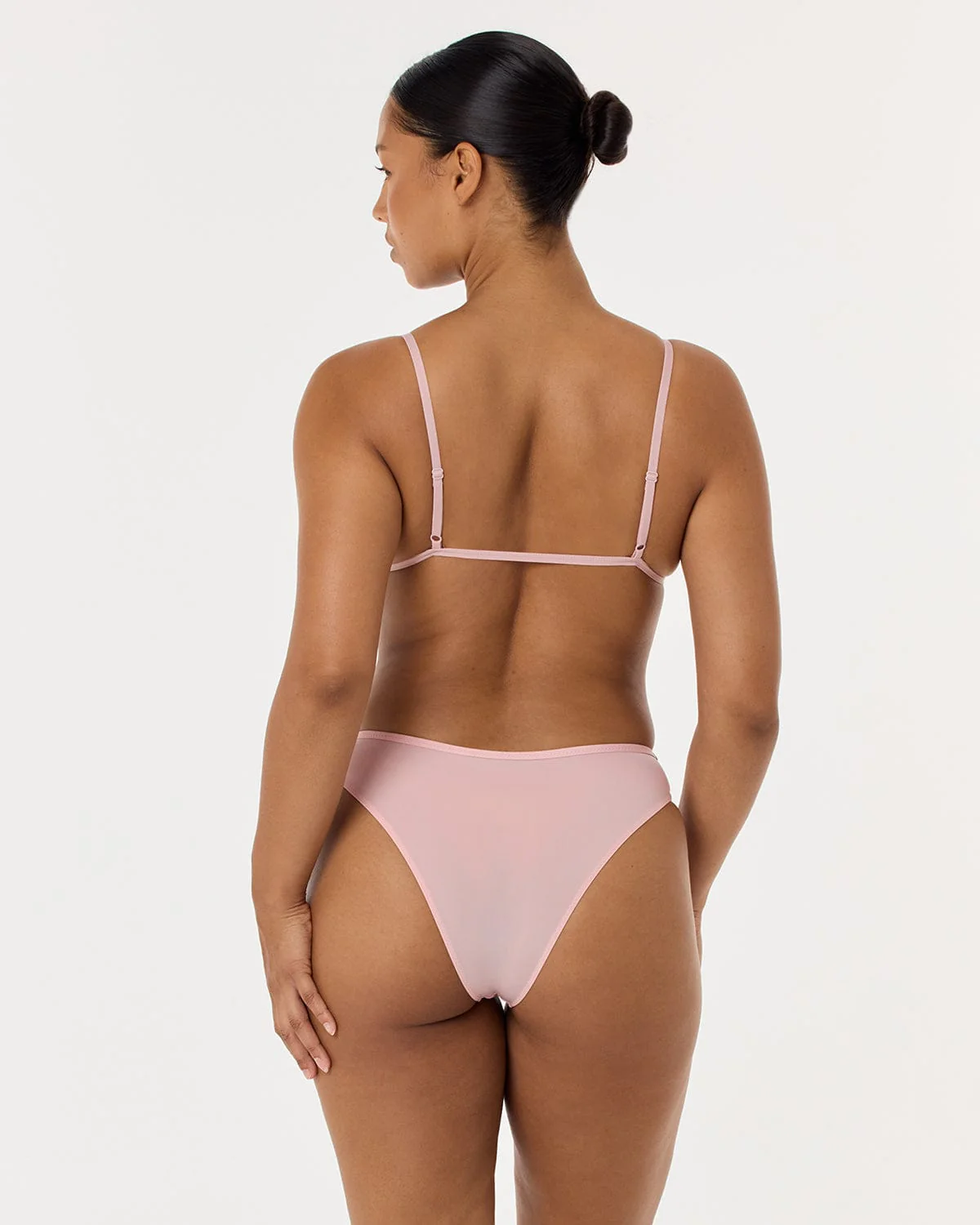 Triangle Bralette | Dusty Pink - Image 3
