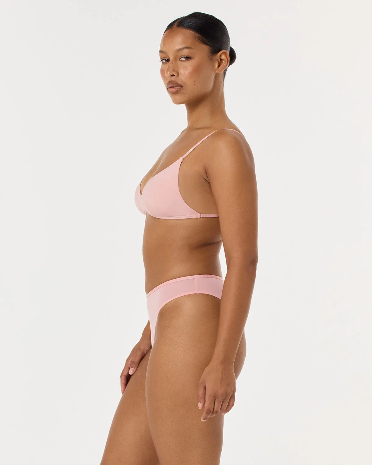Triangle Bralette | Dusty Pink - Image 4